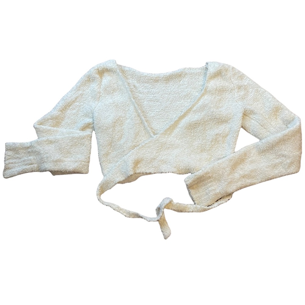 SKIMS Cozy knitted wrap top